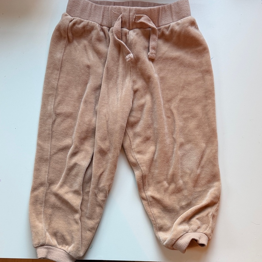 Cozy velour Jogger Pants - Quincy Mae